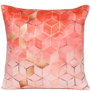 Oussum Decorative Cushion Cover Cotton Digital Print Pillow Case Single (18x18)